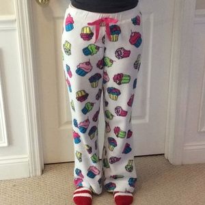 Cupcake pajama pants